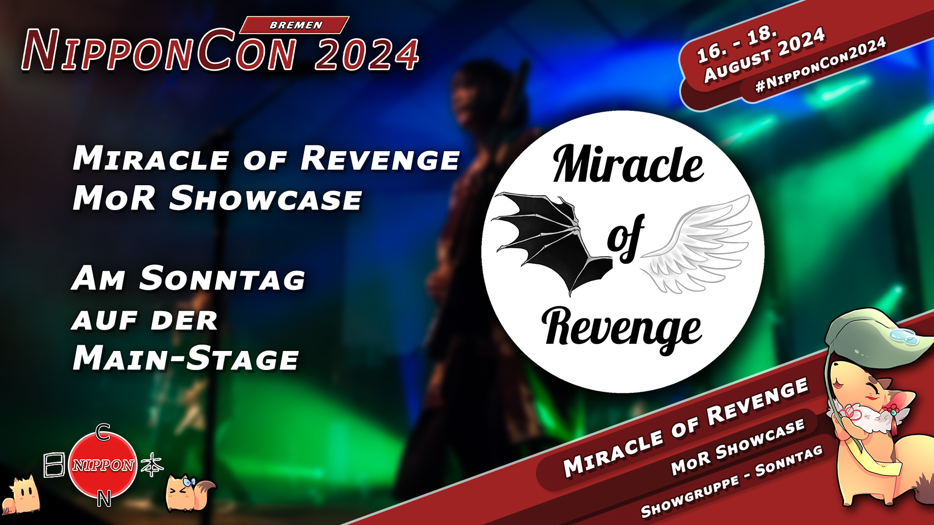 Miracle of Revenge. Showcase. Am Sonntag auf der Mainstage.