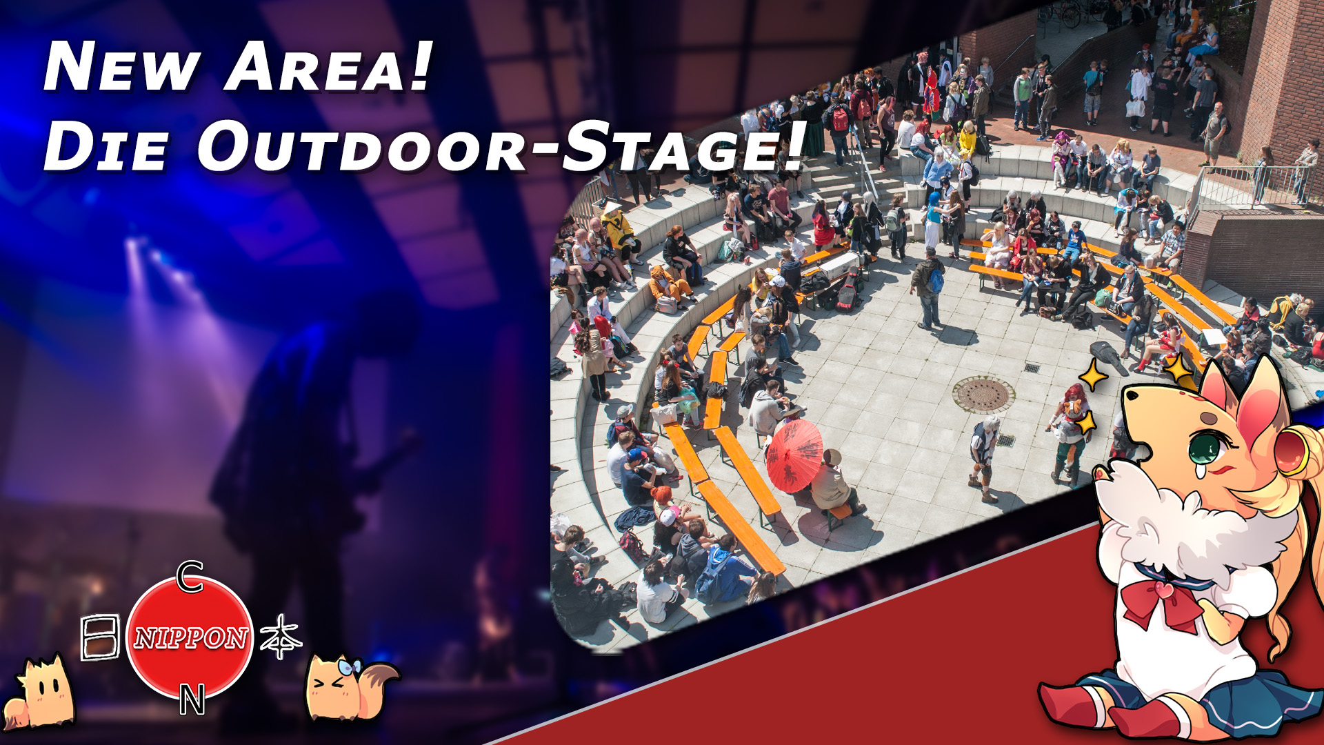 New Area! Die Outdoor-Stage.